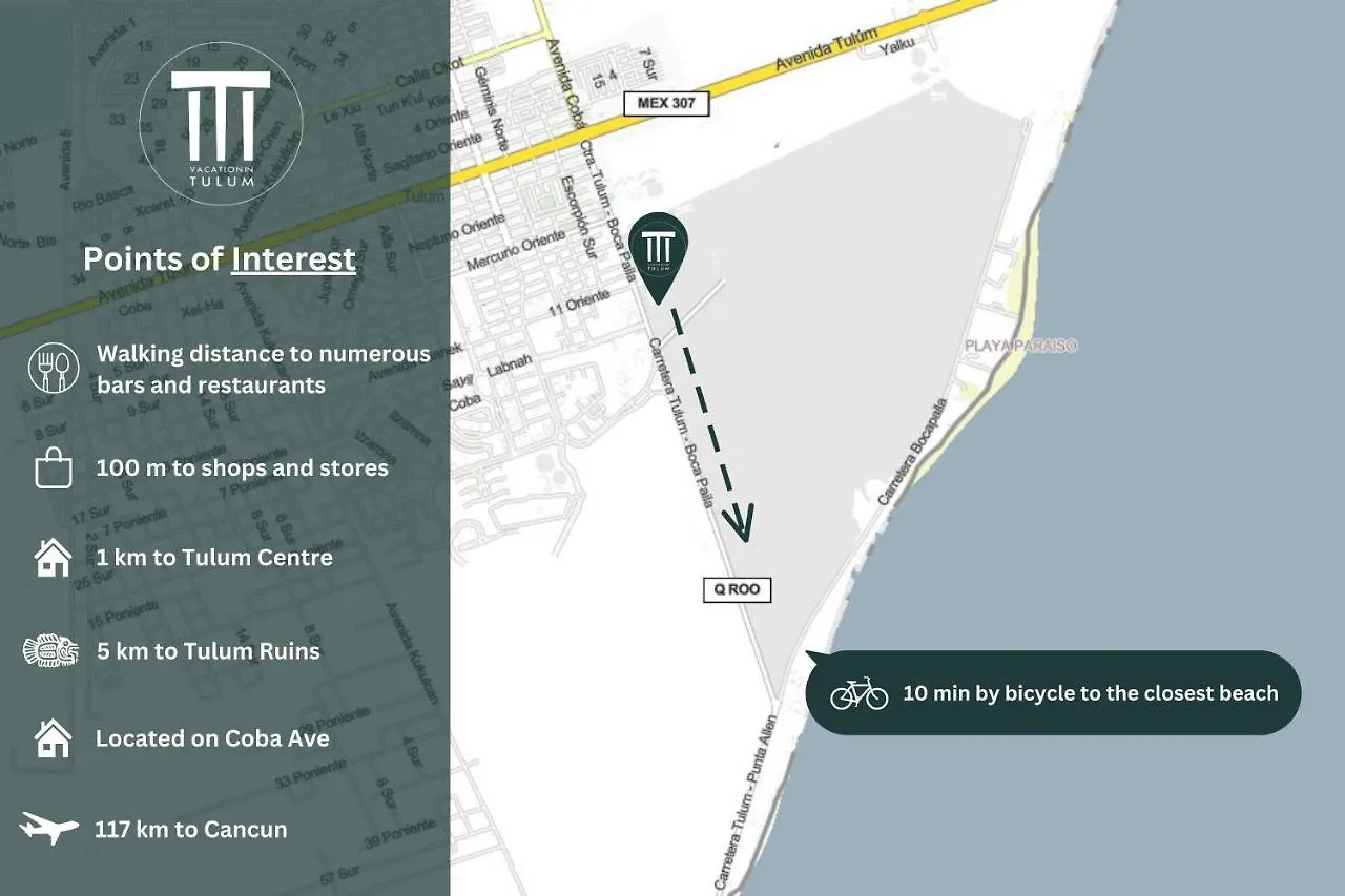 Waterworld 2Br On Cenote Pools And Gym Beach Club Tulum Apartment